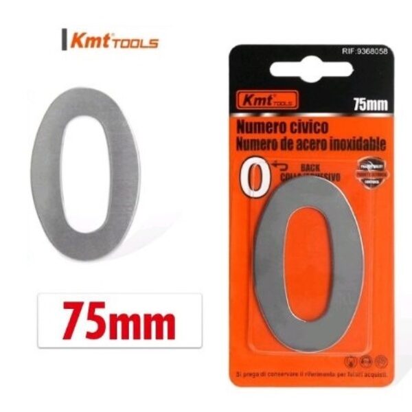 Αυτοκόλλητος ανοξείδωτος μεταλλικός αριθμός Νο 0 75mm 9368058 OEM