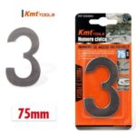 Αυτοκόλλητος ανοξείδωτος μεταλλικός αριθμός Νο 3  75mm 9368061 OEM