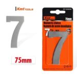 Αυτοκόλλητος ανοξείδωτος μεταλλικός αριθμός Νο 7  75mm 9368065 OEM