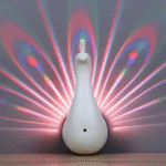 Φωτιστικό προβολέας LED τοίχου Peacock, λευκό OEM