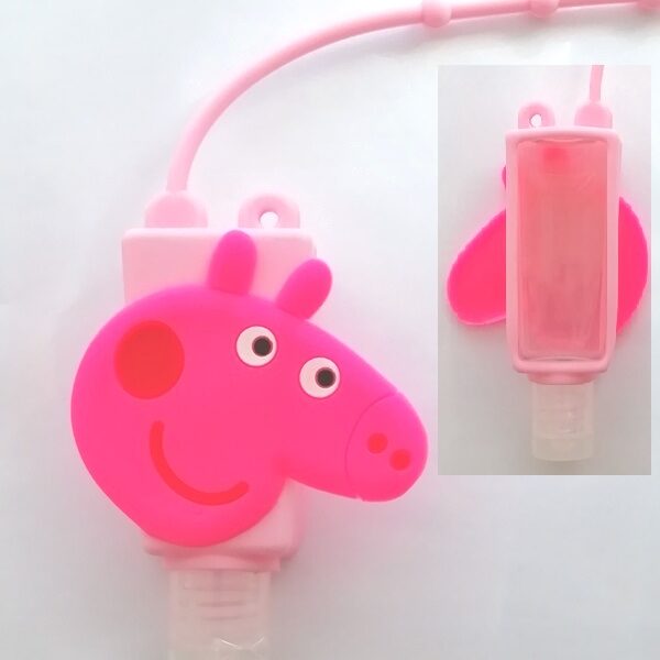 Μπουκάλι αντισηπτικού τσάντας φούξια γουρουνάκι OEM