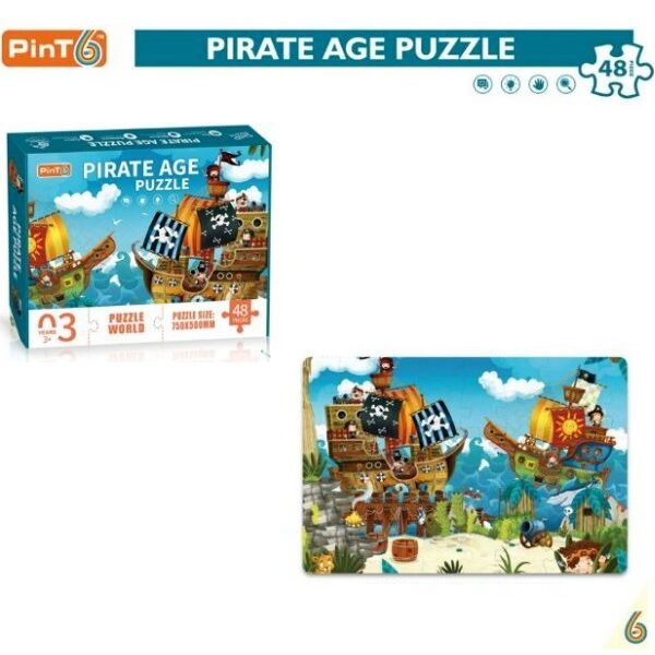 Παζλ Εποχή των Πειρατών 48 κομμάτια OEM