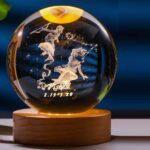 Κρυστάλλινη σφαίρα με φως Ιχθύς OEM