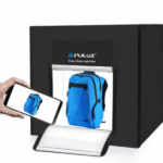 Φορητό αναδιπλούμενο φωτογραφικό στούντιο με φως LED και τριπλό φόντο 80x80x80cm 0452 OEM