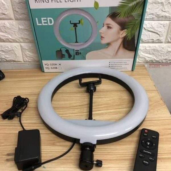 Φωτεινός δακτύλιος LED με τρίποδο και τηλεχειριστήριο 30cm OEM