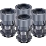 Αντικραδασμικά πέλματα με ρύθμιση ύψους για πλυντήρια ρούχων και στεγνωτήρια 4 τμχ OEM