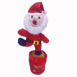 Επαναφορτιζόμενο παιδικό παιχνίδι Άγιος Βασίλης που χορεύει, τραγουδάει & επαναλαμβάνει OEM