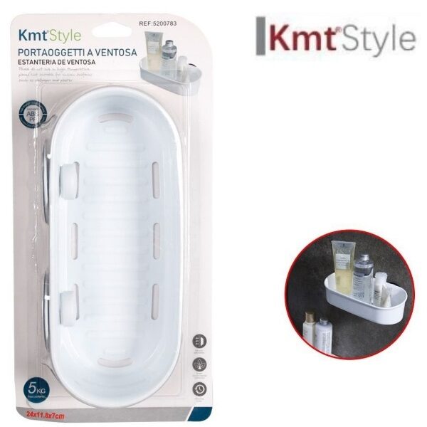 Ράφι μπάνιου με βεντούζες  λευκό 5200783 OEM