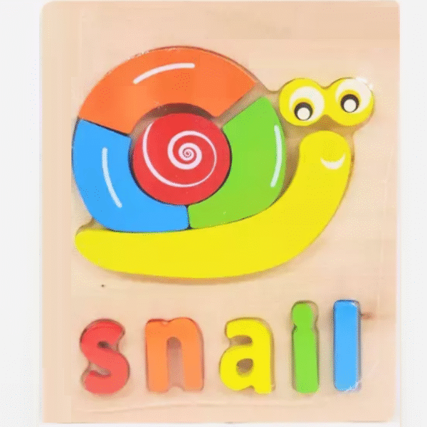 Ξύλινο παζλ Σαλιγκάρι 00470 OEM