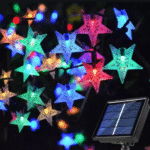 Ηλιακά φωτάκια κήπου αστεράκια 30Led 8 προγράμματα, πολύχρωμο 18779-50 OEM