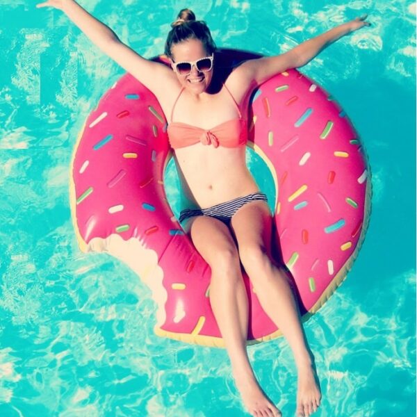 Μεγάλο φουσκωτό σωσίβιο ντόνατς 80cm OEM