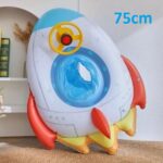 Φουσκωτό βρεφικό σωσίβιο διαστημόπλοιο με τιμόνι 75cm OEM