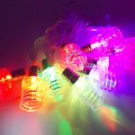 Φωτάκια μινιατούρες λάμπα σπιράλ με διαφανές καλώδιο OEM