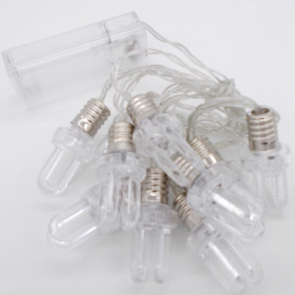 Φωτάκια μινιατούρες λάμπα σωλήνα με διαφανές καλώδιο πολύχρωμο OEM