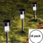 LED ηλιακές λάμπες κήπου αλουμινίου 10 τεμάχια 1907 OEM