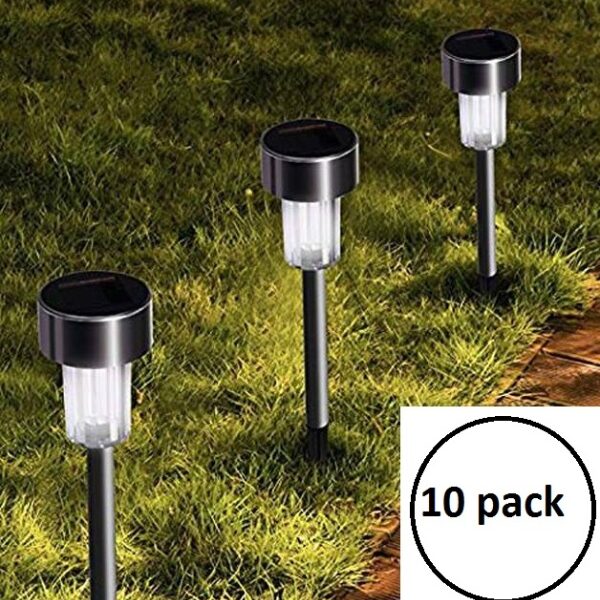 LED ηλιακές λάμπες κήπου αλουμινίου 10 τεμάχια 1907 OEM