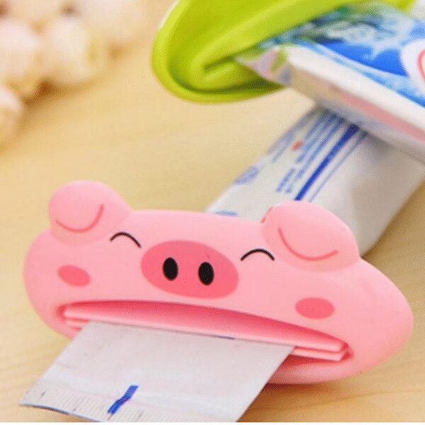 Συμπιεστής οδοντόκρεμας ροζ γουρουνάκι OEM