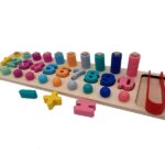 Ξύλινη λογαριθμική πλάκα 3in1 8163 OEM