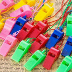 Σφυρίχτρες πλαστικές, πακέτο 24 τεμάχια OEM