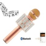 Ασύρματο bluetooth μικρόφωνο με ενσωματωμένο ηχείο και καραόκε WS-858 8135 OEM