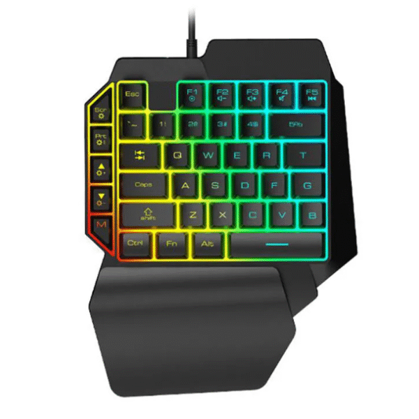 Μονό πληκτρολόγιο ενός χεριού gaming YELANDAR JX-K8 Andowl