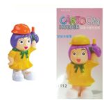 Θήκη για οδοντογλυφίδες Κοριτσάκι κίτρινο B112 23854 OEM