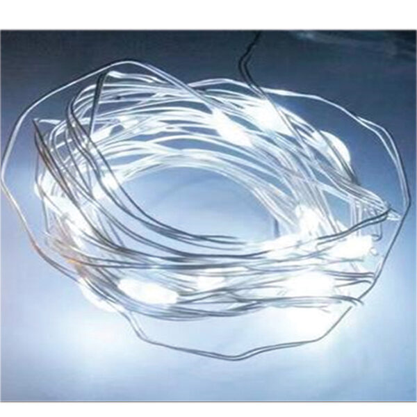 Σετ 20 ψυχρά λευκά λαμπάκια LED μπαταρίας [00001486]