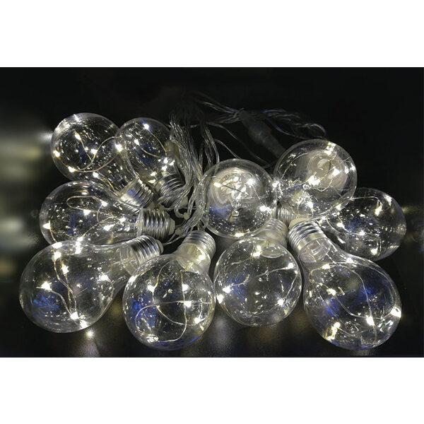 Σετ 10 λάμπες με 60 LED φωτάκια [00002561]