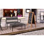 PARIS BLACK ΤΡΑΠΕΖΙ 90X50X40εκ. ΠΟΛ/ΝΙΟΥ - Image 3