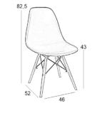 LOFT ΚΑΡΕΚΛΑ GREY(Σ4)PP 46X52X43-82.5εκ. - Image 2