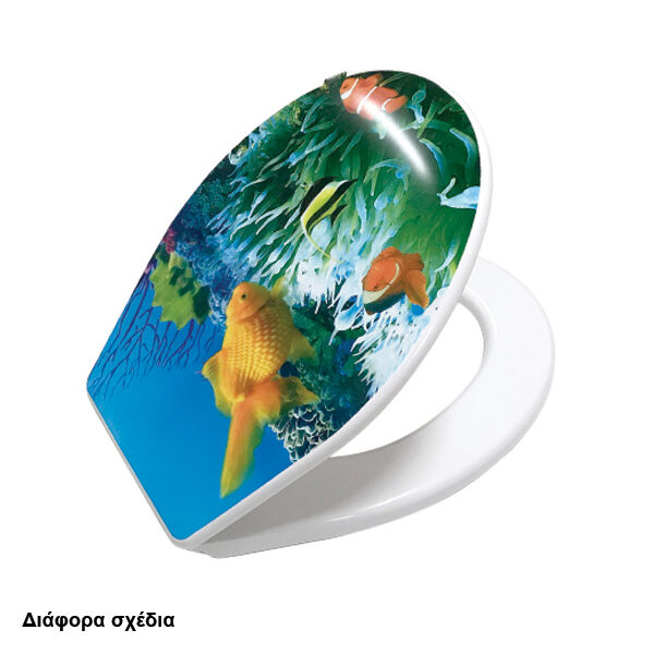 Καπάκι λεκάνης από σκληρό πλαστικό [00401082]