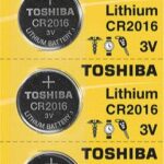 ΜΠΑΤΑΡΙΕΣ TOSHIBA ΑΛΚΑΛΙΚΕΣ CR 2016 (1 ΤΕΜ)