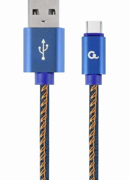 ΚΑΛΩΔΙΟ ΕΠΕΝΔΥΣΗ JEANS USB 2.0 to Type-C 2 m