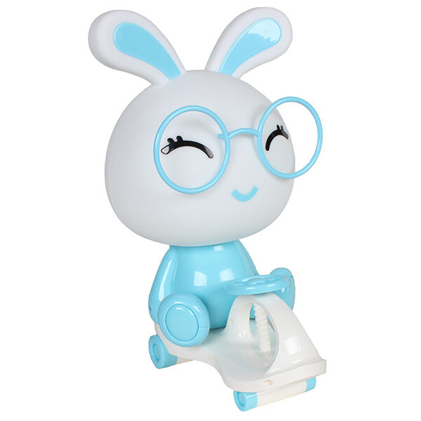 Πορτατίφ παιδικό πλαστικό Ε14 21,5Χ22Χ36 εκ. Λαγός Πατίνι Μπλε - KESKOR 7848-3