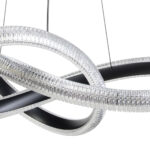 Φωτιστικό μεταλλικό κρεμαστό LED 48W Φ60Χ15 εκ. μαύρο με ακρυλικό - KESKOR 175901 - Image 3