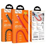 HOCO U78 COTTON TREASURE ELASTIC ΚΑΛΩΔΙΟ ΦΟΡΤΙΣΗΣ LIGHTNING, ΚΟΚΚΙΝΟ - Image 2