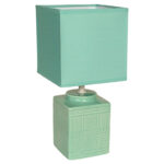 Πορτατίφ κεραμικό Ε14 14Χ14Χ30 εκ. βεραμάν με καπέλο - KESKOR 55523-3