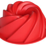 Φόρμα σιλικόνης στρογγυλή Φ19Χ7,8 εκ. Κόκκινο - KESKOR 65052-1