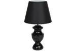 Λάμπα κεραμική Ε27 Φ25Χ42 εκ. Μαύρη χρυσή με καπέλο - KESKOR 68677