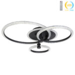 Φωτιστικό οροφής LED 57X50X14 εκ. 120W μαύρο με controller - KESKOR 868458