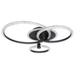 Φωτιστικό οροφής LED 57X50X14 εκ. 120W μαύρο με controller - KESKOR 868458 - Image 3