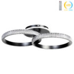 Φωτιστικό οροφής LED 70X40X16 εκ. 128W μαύρο με controller - KESKOR 868461