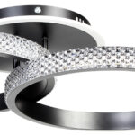 Φωτιστικό οροφής LED 70X40X16 εκ. 128W μαύρο με controller - KESKOR 868461 - Image 2