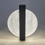 Απλίκα τοίχου μεταλλική μαύρη LED 6W 20Χ4,5Χ25 εκ. με ακρυλικό - KESKOR 458514 - Image 3