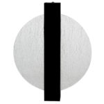 Απλίκα τοίχου μεταλλική μαύρη LED 6W 20Χ4,5Χ25 εκ. με ακρυλικό - KESKOR 458514 - Image 2