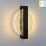 Απλίκα τοίχου μεταλλική μαύρη LED 6W 20Χ4,5Χ25 εκ. με ακρυλικό - KESKOR 458514