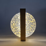 Απλίκα τοίχου μεταλλική χρυσή LED 6W 20Χ4,5Χ25 εκ. με ακρυλικό - KESKOR 458515 - Image 5