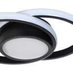 Φωτιστικό οροφής LED 17W 27Χ20Χ5 εκ. Μαύρο - KESKOR 472700 - Image 3