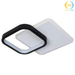 Φωτιστικό οροφής LED 24W 31Χ24Χ5,5 εκ. Μαύρο Λευκό - KESKOR 472702