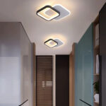 Φωτιστικό οροφής LED 24W 31Χ24Χ5,5 εκ. Μαύρο Λευκό - KESKOR 472702 - Image 3